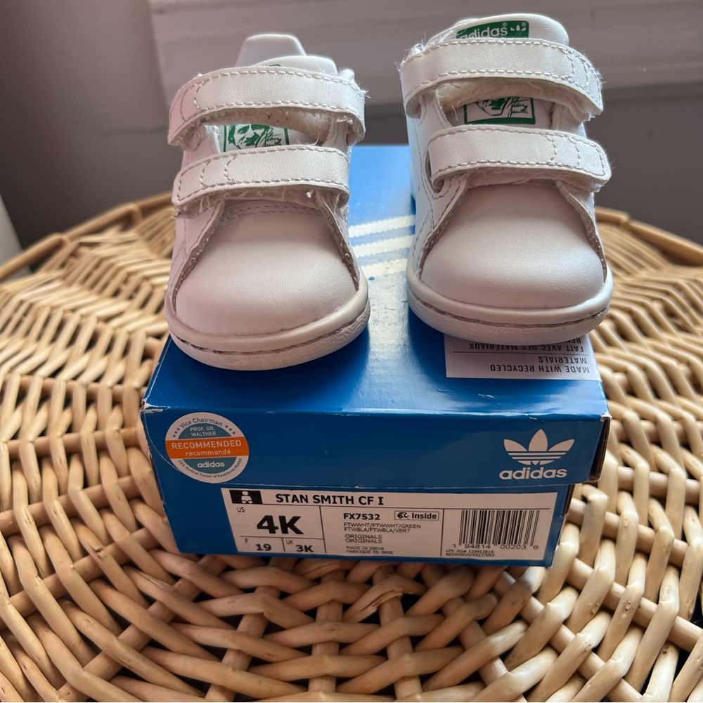 Adidas Stan Smith White Kids Shoes